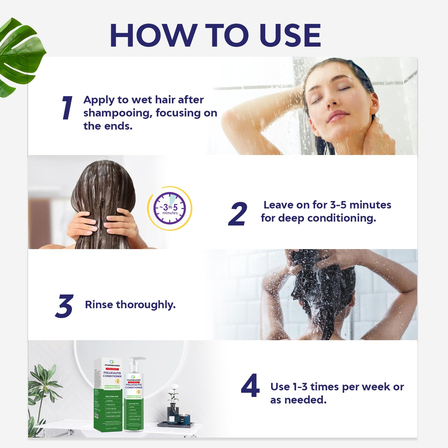 PHARMBANNER Folliculitis Itch Relief Conditioner