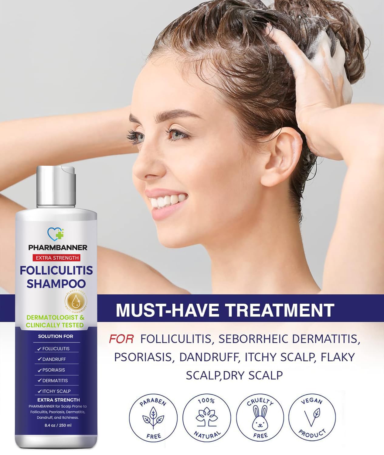 PHARMBANNER Anti-Fungal Shampoo - 2 Pack