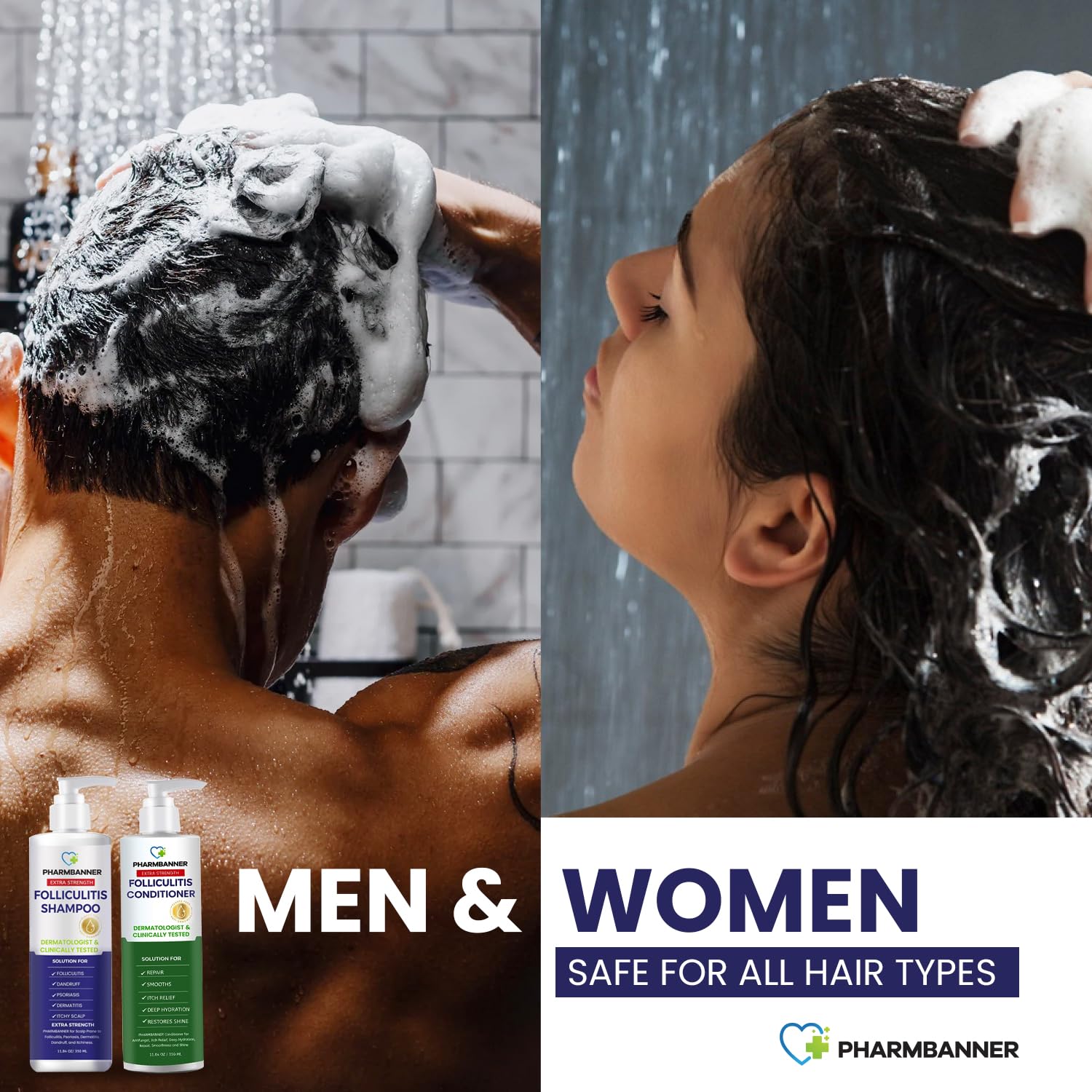 PHARMBANNER Anti-Fungal Shampoo and Conditioner Set